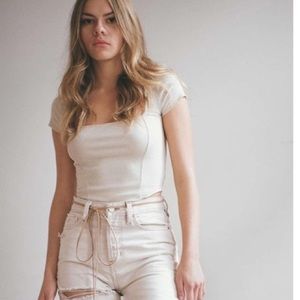 UO Meg Squareneck Top